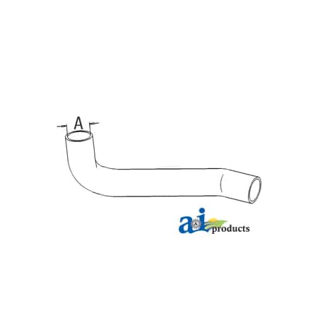 A & I Products Radiator Hose, Bottom 10" x2" x1" A-3599573M3